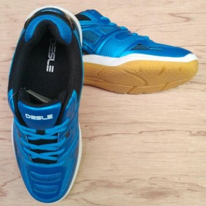 Sepatu Badminton Desle B171 Biru Tokopedia