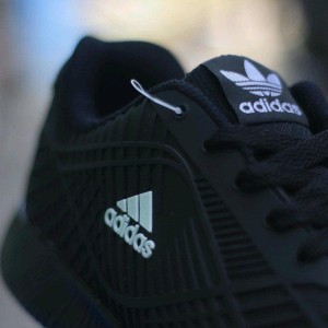 Best Seller Sepatu Sekolah Adidas Bahan Karet Hitam Polos Tokopedia
