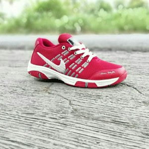 Sepatu Sport Nike Airmax Badminton Hitam Tokopedia