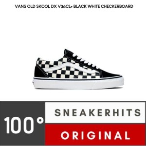 Sepatu Vans Old Skool Checkerboard Tokopedia