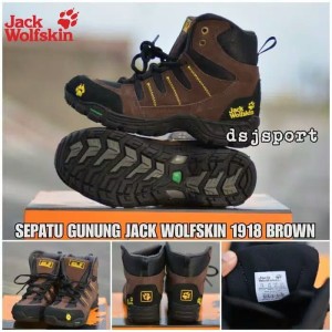 Sepatu Gunung Jack Wolfskin Sport Olahraga Outdoor Hiking Tracking Boots Sneakers Waterproof Tokopedia