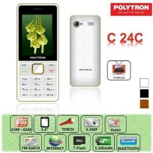 Hp Polytron C24c Tv Analog Dan Music Tokopedia