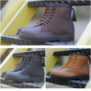 Sepatu Boots Dr Martens Anak Warna Tan Tokopedia