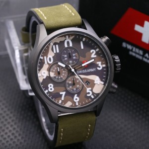 Jam Tangan Swiss Army Loreng Al Ad Au Tokopedia