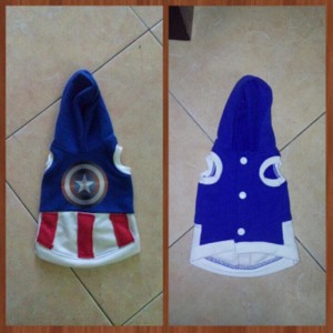 Baju Kucing Anjing Hodie Kaptain Amerika Tokopedia