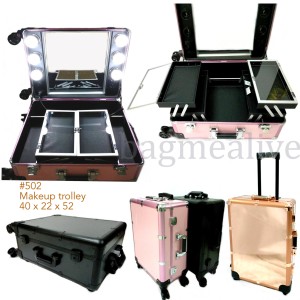 Koper Makeup Beauty Case Makeup Kotak Rias Tas Kosmetik Box Tingkat Tokopedia