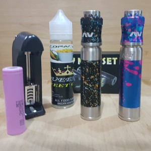 Jual PAKET NGEBUL HEMAT AV MOD CANDY MECHANICAL VAPE KIT RDA MEKANIKAL