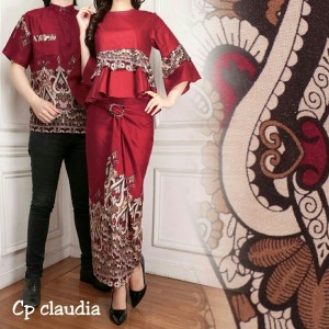 Baju Couple Claudia Batik Tokopedia