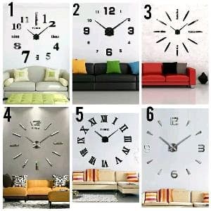 Jam Dinding Diy 80 130 Cm 12s003 Tokopedia