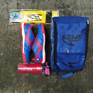 Paket Komplit Sepatu Futsal Mizuno Komponen Ori Tokopedia