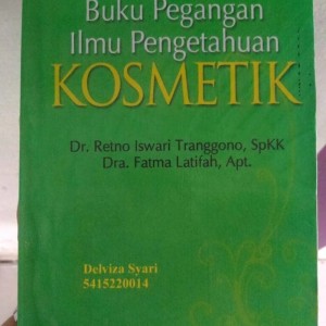 Buku Pegangan Ilmu Pengetahuan Kosmetik Tokopedia