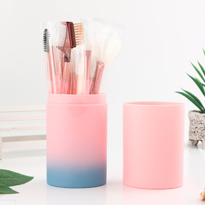 Brush Make Up Kosmetik 12 Set Bonus Sarung Leopard Tokopedia