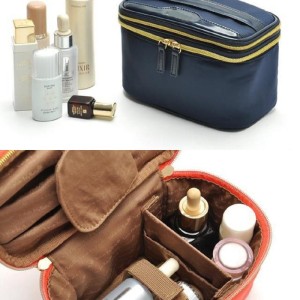 Diskon Cosmetic Bag 2 Tingkat Dalamnya Banyak Sekat Muat Banyak Kosmetik Tokopedia