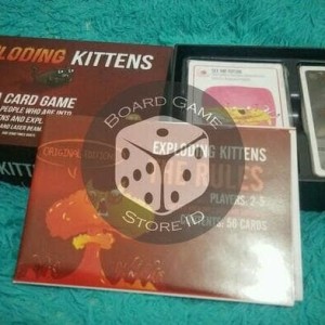 Exploding Kittens Red Board Game Harga Promo Tokopedia