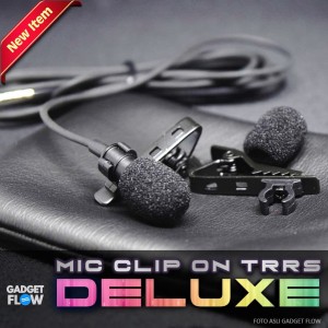 Microphone Mic Clip On Mic 3 5mm For Smartphone Pc Tokopedia