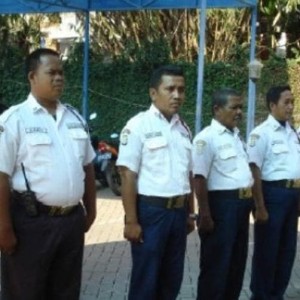 Baju Pdh Satpam Setelan Security Pdh Putih Tokopedia