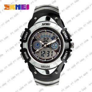 Jam Tangan Pria Digital Skmei Dg 1234 Original Tokopedia
