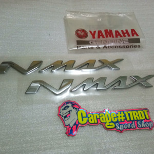 Emblem Body Yamaha N Max Original Yamaha Harga Sepasang Tokopedia