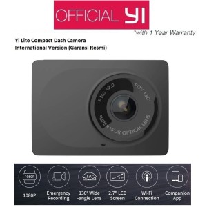 Xiaomi Yi Car Dash Cam Dashboard Camera 1080p 60fps Internasional Version Garansi Resmi Tokopedia