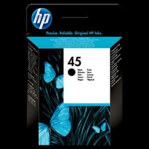 Tinta Hp 45 Black Original Tokopedia