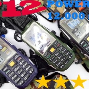 Hp Outdoor Maxtron C15 C 15 2 Sim Card Batre 12 000 Mah Bisa Power Bank Mirip Brandcode B81 Dan Prince Pc9000 Tokopedia