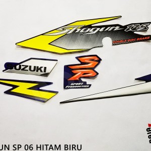 Jual List body polet striping sticker motor SHOGUN SP 2006