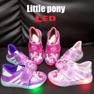 Sepatu Anak Perempuan Led Little Pony Kanvas Tokopedia