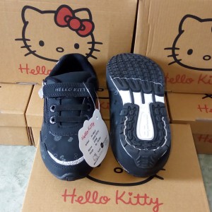 Sepatu Ando Hello Kitty Terbaru Sepatu Anak Perempuan Hitam Putih Tokopedia