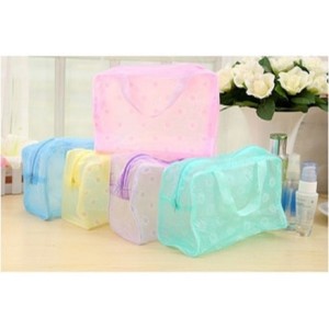 Tas Kosmetik Transparan Tas Make Up Alat Mandi Organizer Travel Pouch Tokopedia