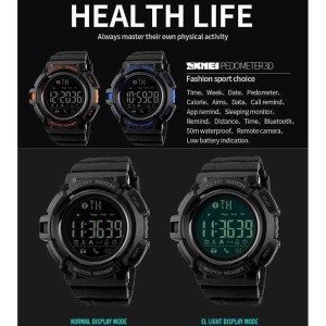 Skmei 1245 Jam Tangan Olahraga Smartwatch Bluetooth Tokopedia