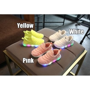Led V Dynamo Slip On Shoes Sepatu Sekolah Olahraga Sneakers Kets Anak Lamp Tokopedia