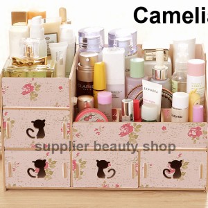 Rak Kosmetik Rkk31 Bahan Kayu Desktop Storage Kitty Cat Tokopedia