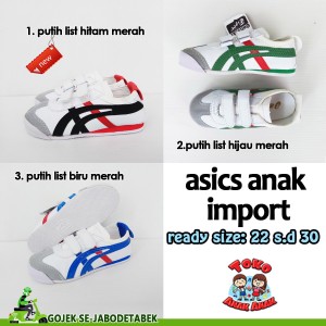 Asics Onitsuka Tiger Anak Sepatu Casual Kets Jalan Jalan Pergi Tokopedia