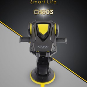 Car Holder Mobil Vivan Chs03 Telescopic Bracket Stand Handphone Hp Gps Tokopedia