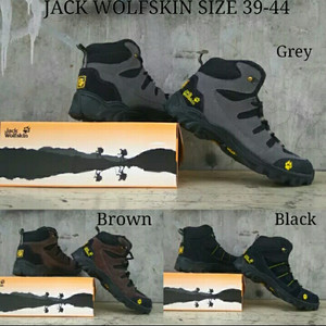 Sepatu Jack Wolfskin Sepatu Gunung Sepatu Outdoor Pria Hiking Boots Waterproof Tokopedia