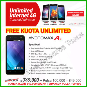 Hp Andromax A2 Lte Tokopedia