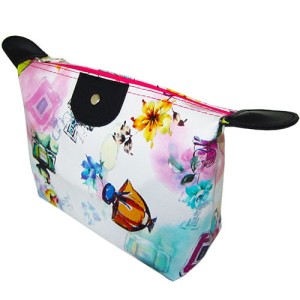 Promo Styled Make Up Pouch Tas Kosmetik Daun Biru Acc01388 Tokopedia