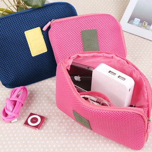 Cable Pouch Tas Kosmetik Dompet Gadget Charger Powerbank Travel P23 Tokopedia
