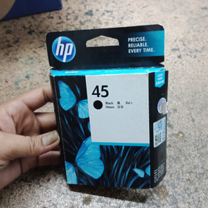Tinta Hp 45 Black Original Tokopedia