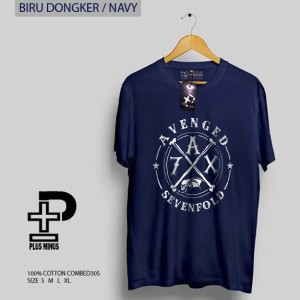 Kaos Baju Distro Avenged Sevenfold Desain Vengeance University Hitam Tokopedia