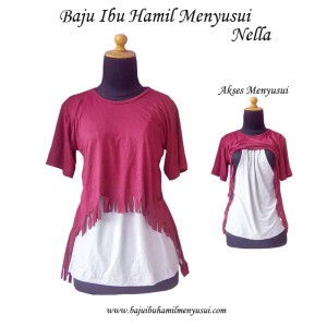 Baju Ibu Hamil Menyusui Nella Tokopedia