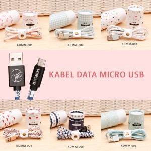 Kabel Data Kabel Charger Motif Tali Sepatu Micro Usb Type 3meter Tokopedia