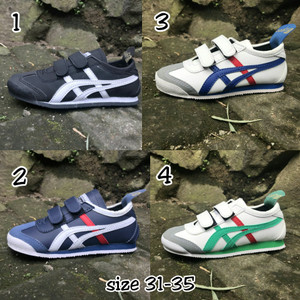 Asics Onitsuka Tiger Anak Sepatu Casual Kets Jalan Jalan Pergi Tokopedia