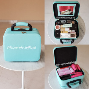 Jual Beauty Case Kotak Makeup Box Kosmetik Import Red Series Tokopedia