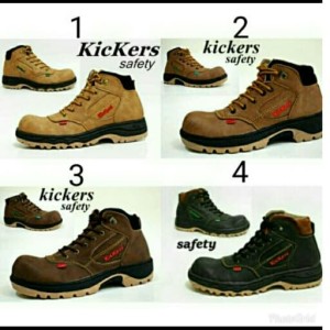 Sepatu Kickers Boots Kulit Pria Tokopedia
