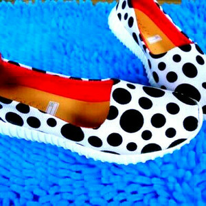 Sepatu Wanita Kets Polkadot Tokopedia