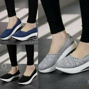 Sepatu Wedges Wanita 3 Tokopedia