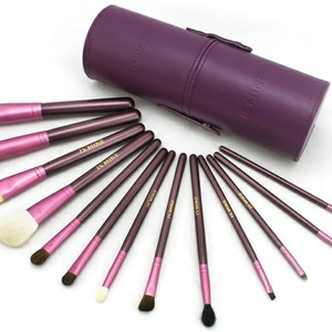 Brush Make Up Kosmetik 12 Set Bonus Sarung Leopard Tokopedia