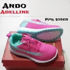 Sepatu Anak Perempuan Ando Adelline Hitam Fuchsia Bertali Tokopedia