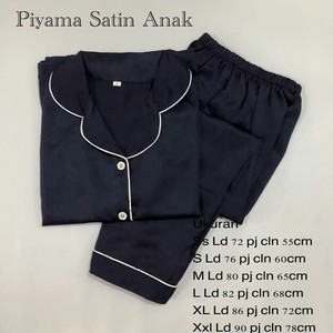 Cp Satin Pajamas Celana Panjang Baju Tidur Wanita Pajamas Piyama Setelan Satin Tokopedia